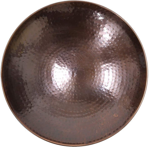 Oakestry BCB-01-RM Burnt Copper Rail Mount Bracket Birdbath, Teal