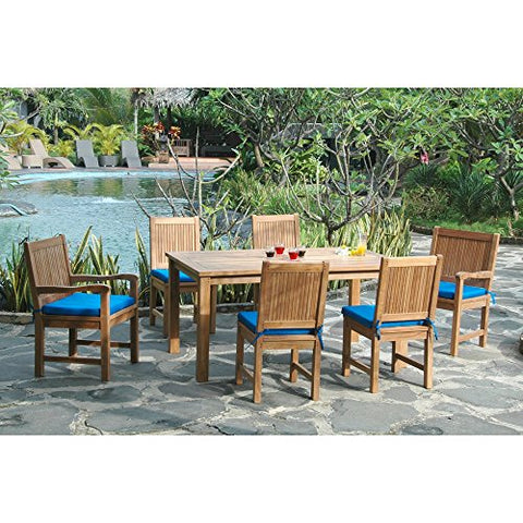 Anderson Teak Patio Lawn Garden Furniture Montage Chester Collection Outdoor Dining Set