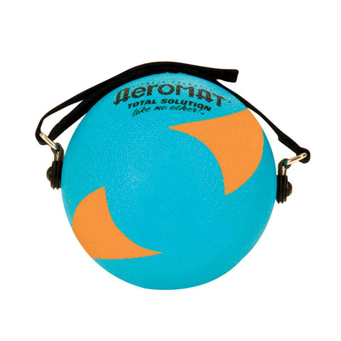 Aeromat Soft Weighted Yoga Ball, Teal/Orange, 5-Pound
