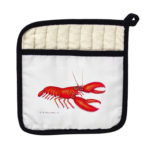 Betsy Drake PT081R Red Lobster Pot Holder