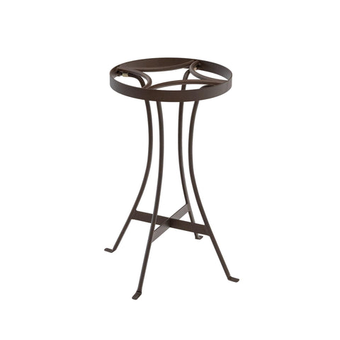 Achla Designs 18.75"H Roman Bronze Powedercoat Finish Wrought Iron Indoor Outdoor Tara Plant Stand - Middle, Patio Garden Accent