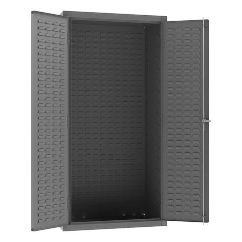 Durham 14 Gauge Welded Steel Heavy Duty Flush Door Style Empty Storage Cabinet, 3501-BDLP-95, 24" Length x 36" Width x 72" Height
