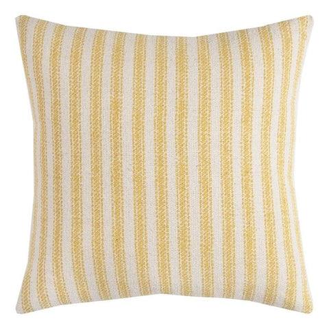 Rizzy Home | T11041 | Cover Only Decorative Pillow | 20"x20" Yellow/Neutral/Brown