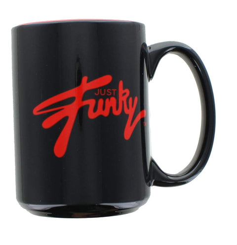 JUST FUNKY Logo 16oz Ceramic Coffee Mug