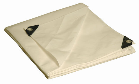 Dry Top Multi-Purpose Heavy Duty Poly Tarp, 20x30 Feet, White