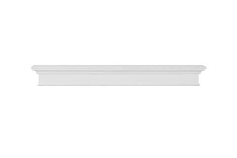 Pearl Mantels 610-72 Henry Fireplace Mantel Shelf MDF, 72", White Paint