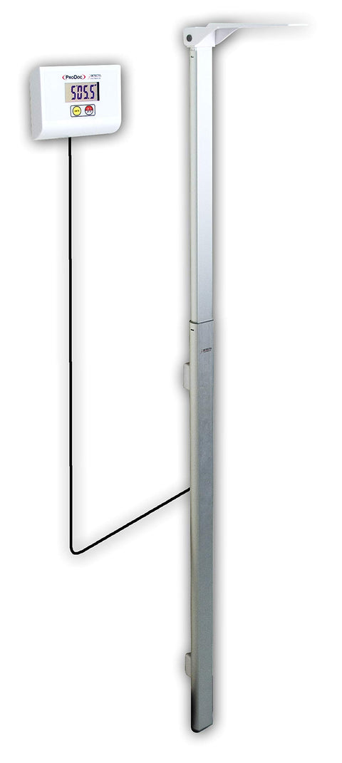 Detecto DHRWM Digital Wall-Mount Height Rod Stadiometer, Measure up to 6'7"
