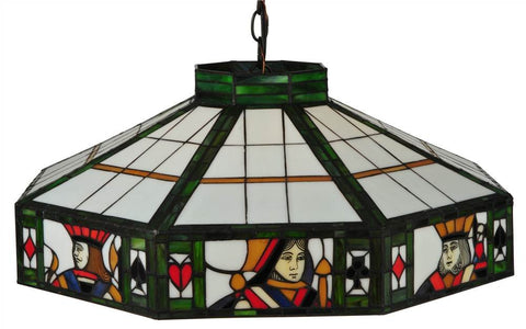Meyda Tiffany 82117 Poker Face Pendant, 24" Width