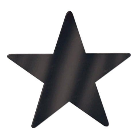 Foil Star Cutout - 5"- Black