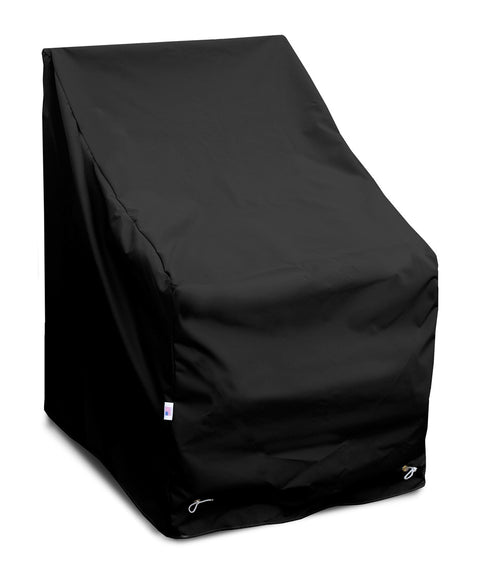 KoverRoos Weathermax 79812 High Back Lounge Chair Cover, 32-Inch Width by 33-Inch Diameter by 40-Inch Height, Black