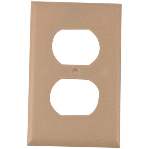 1-Gang Standard Duplex Wall Plate (Almond)