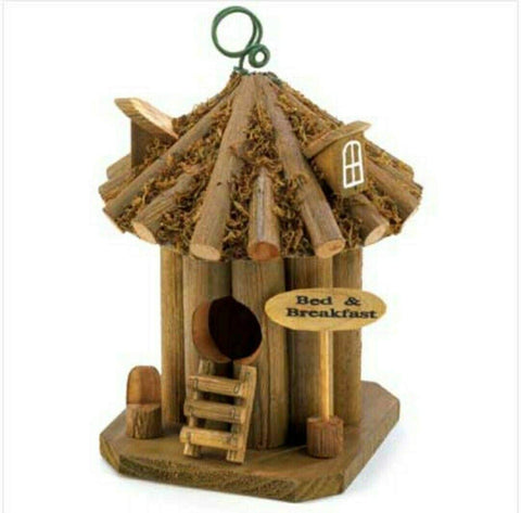 Andryani 1 Pc of Wooden Woodsy Country Birdhouse Unique Lawn Garden