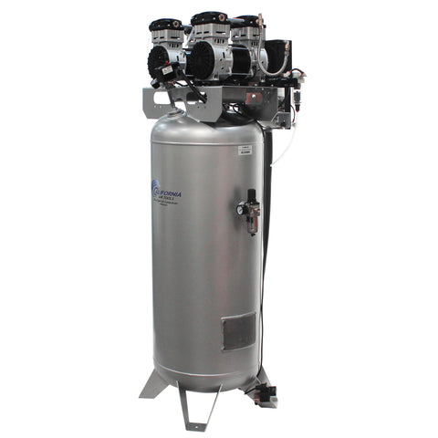 California Air Tools 60040DCADC 4.0 HP Ultra Quiet and Oil-Free Air Compressor, 60 Gallon Steel Tank, 75 dBA Noise Level, with Air Drying System and Auto Drain