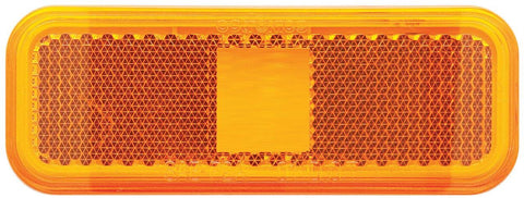 Optronics A-44ABP Amber Replacement Lens for Rectangular Marker/Clearance Light