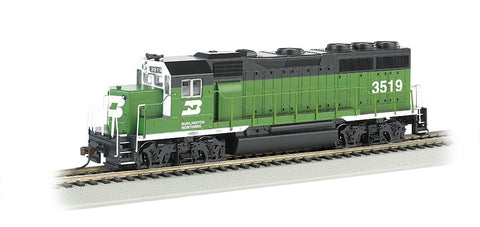 Bachmann Industries EMD GP40 DCC Ready Locomotive - BURLINGTON NORTHERN #3519 - (1:87 HO Scale)