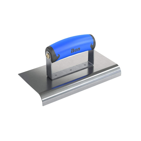 Bon 62-465 8-Inch by 4-Inch Stainless Steel Concrete Sidewalk Edger with 3/4-Inch Radius and 7/8-Inch Deep Comfort Grip Handle