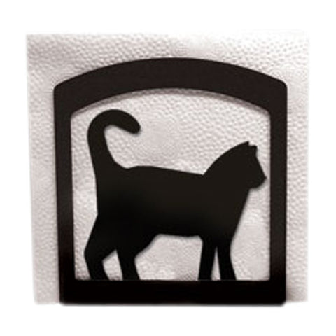 Village Wrought Iron Pet Cat Napkin Holder