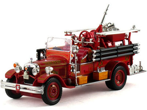 Seagrave Fire Truck Sound Beach Volunteer Fire Dept. (1931, 1/32 scale diecast model car, Red)