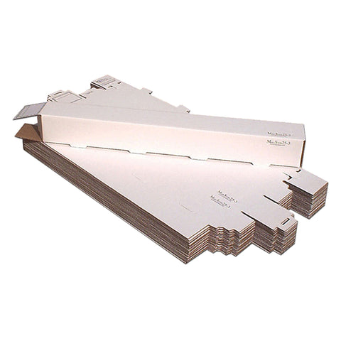 AOS Stackable Mailer and Documents Storage Box - 3"x3"x25", Pack of 25