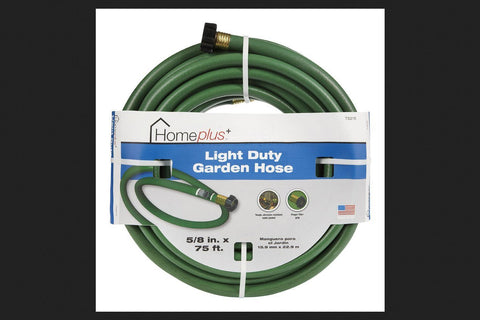 Homeplus+ Light Duty Garden Hose 5/8 " X 75 ' Green3