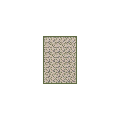 Joy Carpets Kaleidoscope Dragonflies Whimsical Area Rugs, Beige