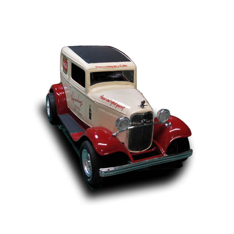 C.P.M. 1932 Ford Sedan Delivery Coca Cola 1:25 Scale MPC Plastic Car Kit, Black