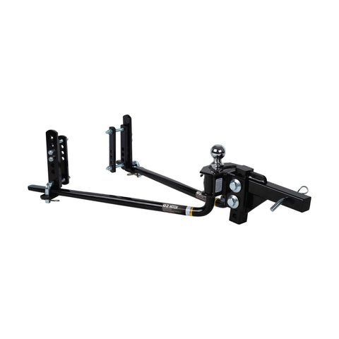 Fastway e2 2-Point Sway Control Round Bar Hitch, 94-00-1000, 10,000 Lbs Trailer Weight Rating, 1,000 Lbs Tongue Weight Rating, Weight Distribution Kit Includes Standard Hitch Shank, Ball NOT Included