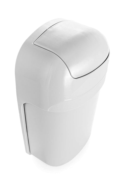 Camco Cabinet Mount Trash Can | Ideal for Tight Spaces in an RV, Boat, Apartment, Dorm Room or Tiny House | Measures 13.5" x 8.5" x 5" (43962)
