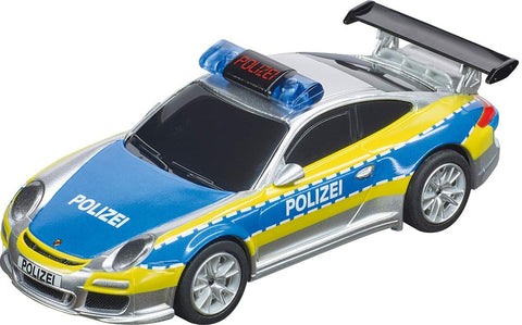 Carrera GO Porsche 911 GT3 Polizei 1:43 Scale Analog Slot Car