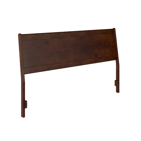 AFI, Casanova King Solid Wood Panel Headboard, Walnut