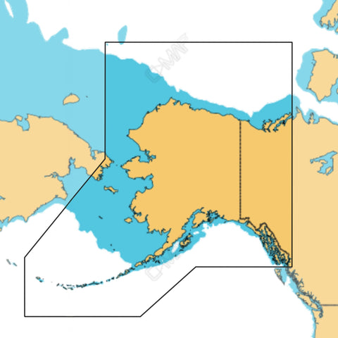 C-MAP M-NA-T-208-R-MS Reveal X - Alaska Marine Mapping Chart Card