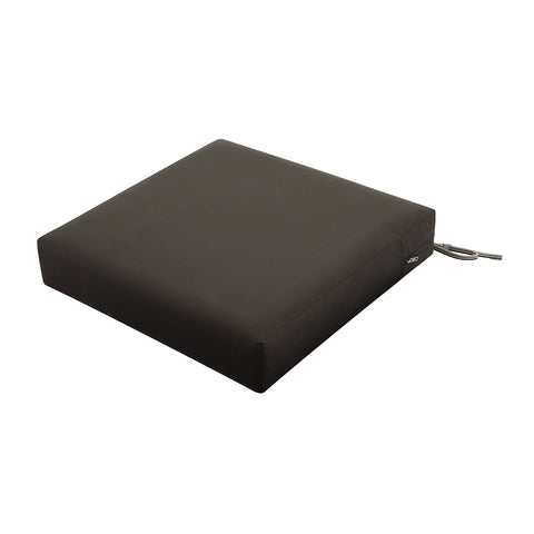 Classic Accessories Ravenna Water-Resistant Patio Lounge Chair/Loveseat Cushion 21 x 19 x 5 Inch Espresso