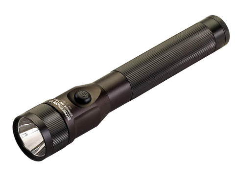 Streamlight 75832 Stinger DS 425-Lumen 26000-Candela Rechargeable LED Flashlight with Dual Switches and AC/DC Piggyback Charger, Black