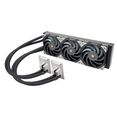 Server AIO liquid cooling/Black/36038 radiator/Triple 12cm Dual Ball bearing fan/Dual pump in radiator/without CPU mounting plate