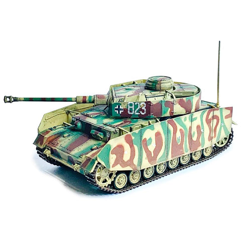 Dragon Armor | 1:72 Scale Military Diecast | Pz.Kpfw.IV Ausf.H w/Schürzen 2.Pz.Div., Normandy 1944