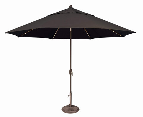 SimplyShade Lanai Pro Patio Umbrella in Black