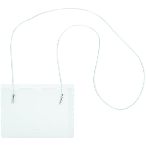 BOX USA BBH120 Badge Holders, Hanging Style, 4" x 3", Clear (Pack of 50)