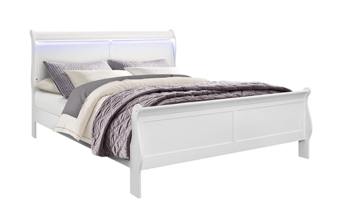 Global Furniture USA White Charlie King Bed