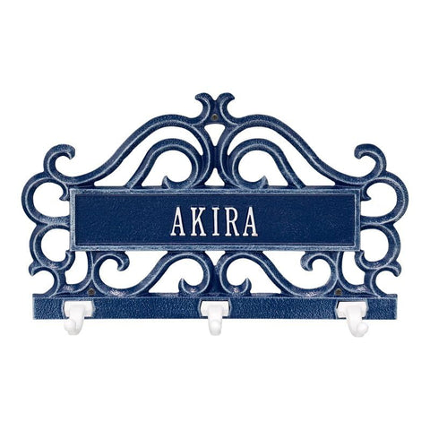 Scroll Personalized Pet Leash Hook Plaque
