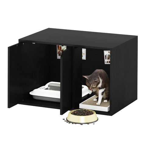 Furinno Peli Small Litter Box Enclosure Americano