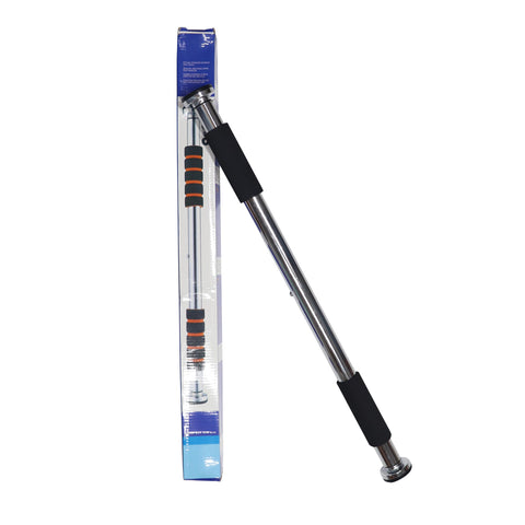 Endless EL1037 Stainless Steel Adjustable Pull Up Bar for Home Doorway | Material: Stainless Steel | For Strengthening Exercises at Home or Gym with Anti-Skid Cushion Grip | For Adult, Men and Women