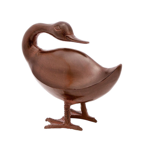 Achla Designs E-10 Bye Duck Garden Statue, Bronze
