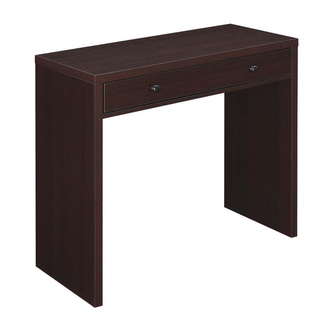 Convenience Concepts Northfield Desk Console Table 36" - Contemporary Office Desk for Family & Living Room, Minimalist Display & Vanity with Storage Drawer for Entryway, Hallway, Foyer, Espresso