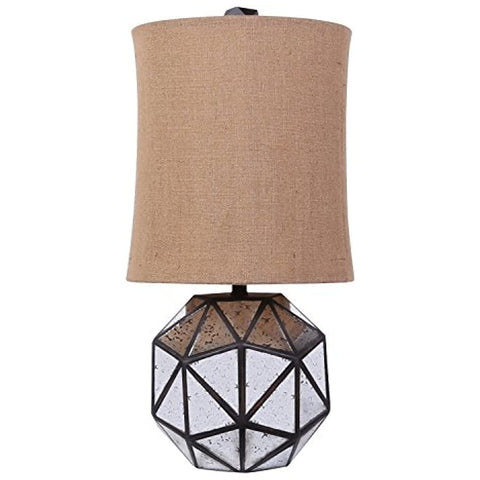 Izzie Metal and Mirror Table Lamp