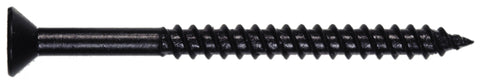 The Hillman Group 39271 10-Inch x 3-Inch Flat Head Phillips Twin Thread Cabinet Screw, 100-Pack, Black