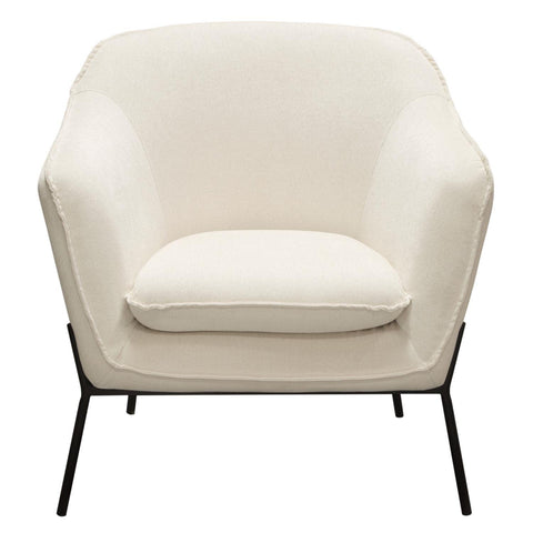 Diamond Sofa Accent Chair in Cream