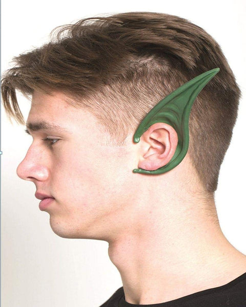 HMS Long Demon Cosplay Flexi Ears Costume Accessory, Green