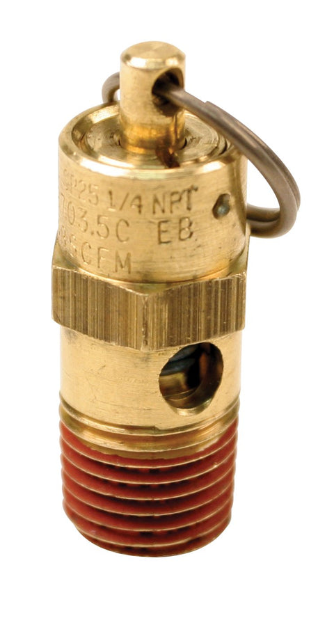 Viair 92175 175 PSI Safety Valve with 1/4" NPT, Gold