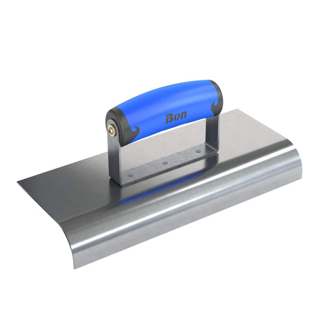 Bon 62-460 10-Inch by 4-Inch Stainless Steel Concrete Sidewalk Edger with 1-Inch Radius and 1-1/4-Inch Deep Comfort Grip Handle