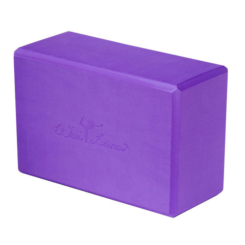 Wai Lana Foam Yoga Block (Purple, 3 inch)